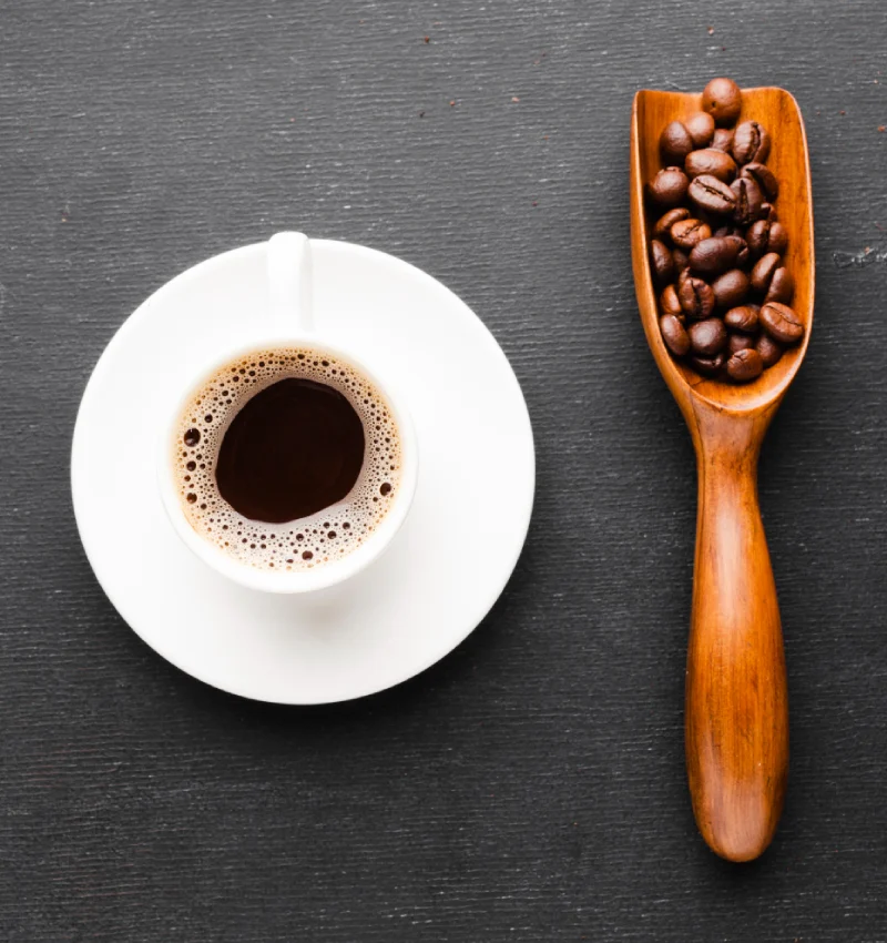 Coffee with Coffee Beans